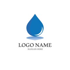 Water drop Logo Template vector