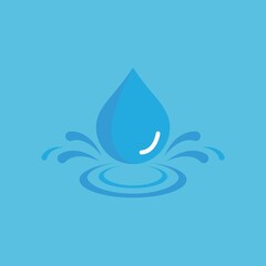 Fototapeta premium Water drop Logo Template vector