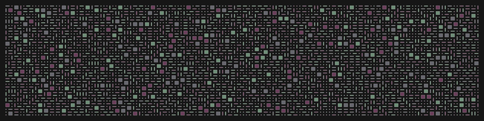 Fototapeta premium Offset Quads generative art background art illustration