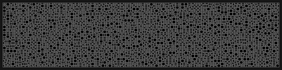 Fototapeta premium Offset Quads generative art background art illustration