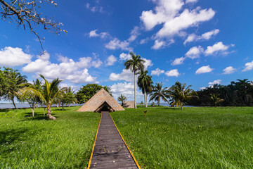 Visiting Indian Village Guama - an ethnic village, Cuba