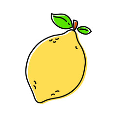 lemon fruit icon
