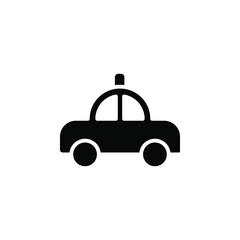 Cab, Taxi, Travel, Transportation Solid Icon Vector Illustration Logo Template. Suitable For Many Purposes.