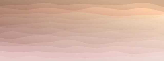 abstract waves fluid shape levels background delicate pastel color gradient. Trendy template for flyer poster business card landing page website. vector illustration eps 10
