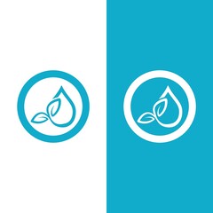 Water drop Logo Template vector