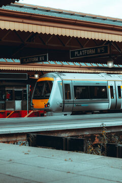 Train leaving the Station