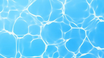 Abstract blue background with highlights of the water surface.