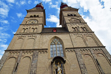 Fototapeta na wymiar Koblenz; Germany- august 11 2021 : Our Lady church