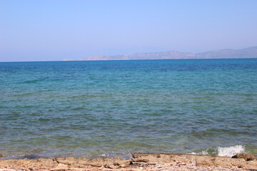 sea and beach in greece peloponesos