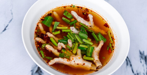 Mixed Thai & Chinese Rice and Soup Dishes 