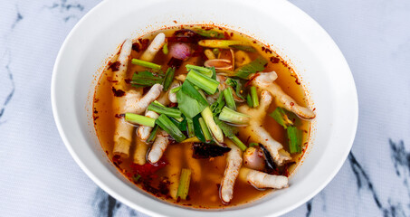 Mixed Thai & Chinese Rice and Soup Dishes 