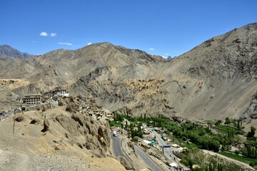 landscape with mountains