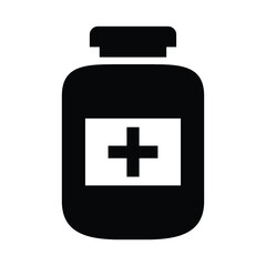 Obraz premium Medicine Bottle Icon