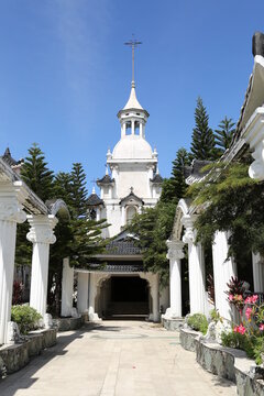 Kapelle in dem St. Andrew Kim-Taegon Komplex, Bocaue, Provinz Bulacan, Philippinen