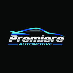 Premiere Automotive Logo can be use for icon, sign, logo and etc