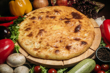 pizza with vegetables