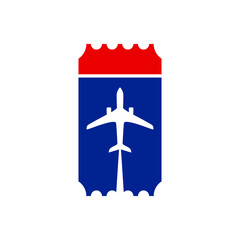 Ticket Logo can be use for icon, sign, logo and etc