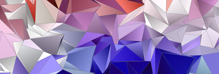 Obraz premium Abstract Low-Poly background. triangulated texture. Design 3d. Polygonal geometrical pattern. Triangular modern style