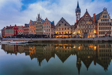 The city of Ghent, Belgium