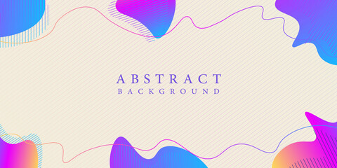 Abstract geometric background with liquid shapes.