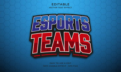 sports team editable text effect template