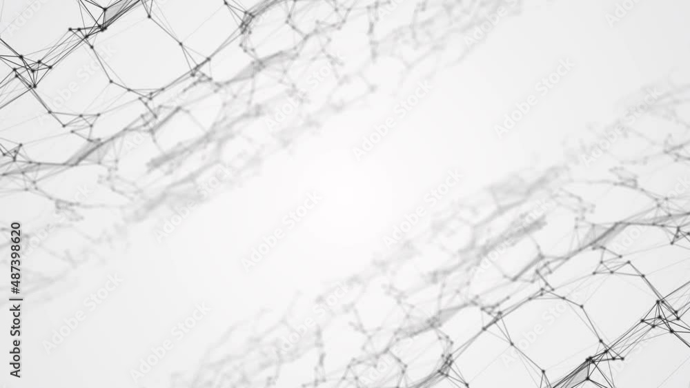 Poster animated halftone background frame. texture moving plex lines and dots, black stars. lightning grid 