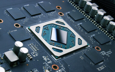 Electronic circuit board with processor