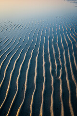 The sea in winter in Grado. Friuli