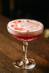 strawberry jam in glass