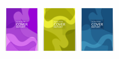 Vector abstract design. Report cover. Brochure.