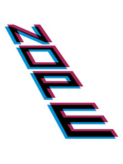 3D Nope Logo 