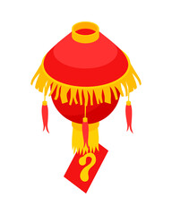 Hanging Chinese Lantern Composition