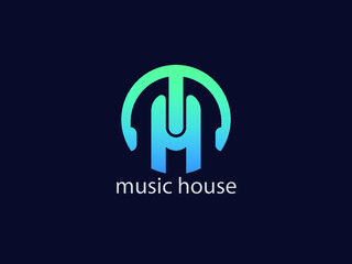 Music Logo Design | M+H Music Logomark