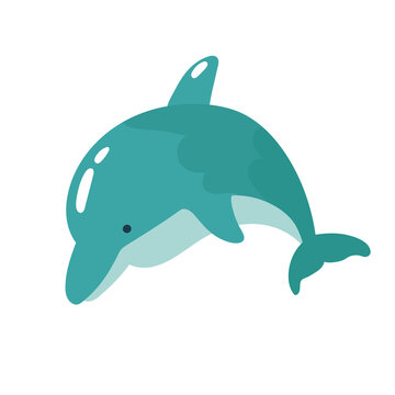 Cute dolphin Vector
