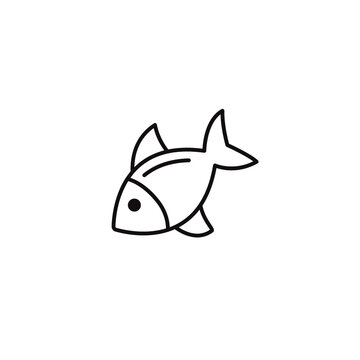 fish  icons  symbol vector elements for infographic web