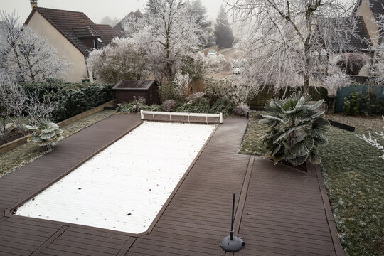 piscine en hiver