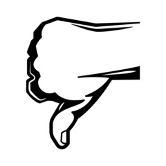 Thumbs Down Gesture Composition