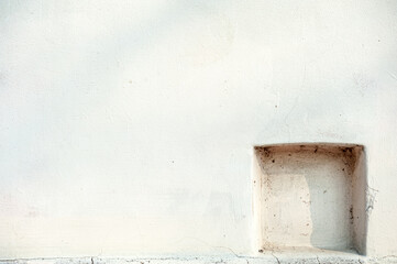 Wall with old plaster. Place for text, background with texture.