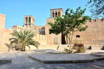Fototapeta na wymiar Dubai, United Arab Emirates - Al Bastakiya Quarter, .Al Fahidi Historical Neighborhood in UAE