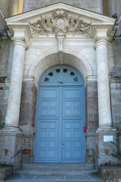 Parish Church in Montfort-sur-Meu in France, the birthplace of St. Louis de Montfort.
