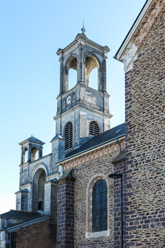 Parish Church in Montfort-sur-Meu in France, the birthplace of St. Louis de Montfort.