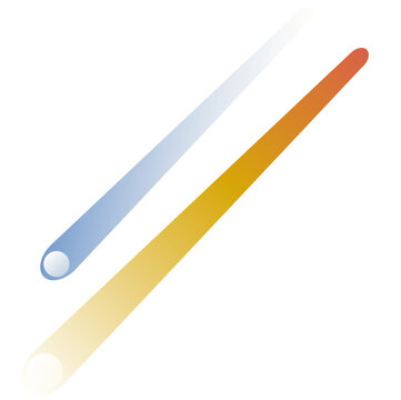cometa estelar en vector