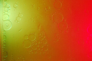 Orange bubbles - obrazy, fototapety, plakaty
