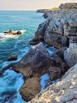 Kavarna Rocky Shore In Bulgaria 