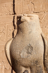 Horusstatue, Edfu Tempel, Horus Tempel, Edfu, Ägypten