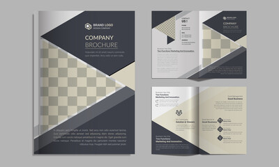 Minimal Magazine booklet Leaflet Flyer Corporate Creative Business brochure design template	
