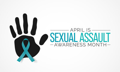 Sexual Assault awareness month is observed every year in April, to raise public awareness and educate communities and individuals on how to prevent Sexual Violence. Vector illustration