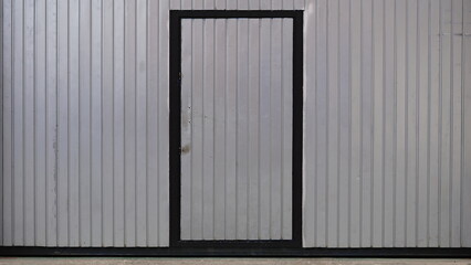 warehouse metal industrial door entrance
