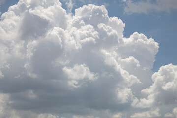 Cloudy sky in Africa