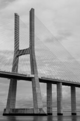 The Longest Bridge in Europe - Vasco da Gama bridge in Lisbon, Ponte Vasco da Gama